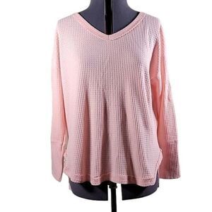 Vintage America Ladies’ Thermal Knit Top Sz L